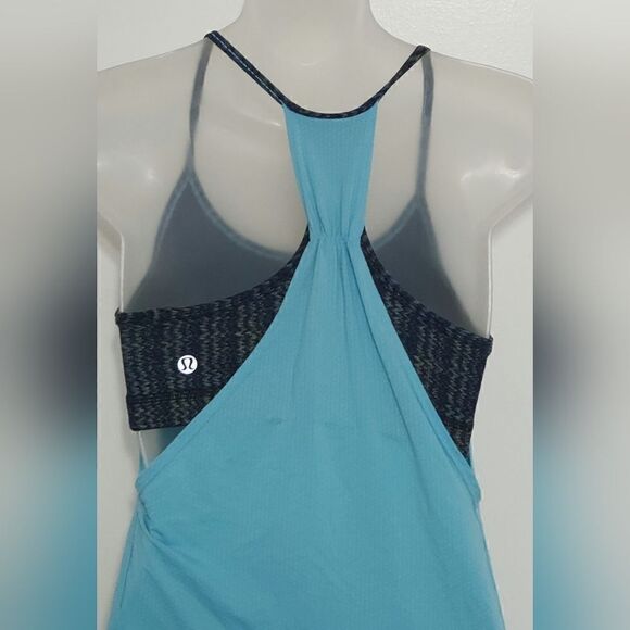 | Lululemon | No Limits Womens Blue Activewear Running Yoga Workout Tank - Picture 5 of 8